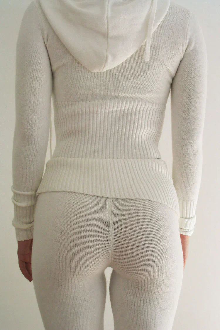 Women Knitted Two Piece Lounge Set