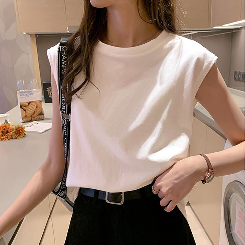 Women Sleeveless Relaxed Fit Top